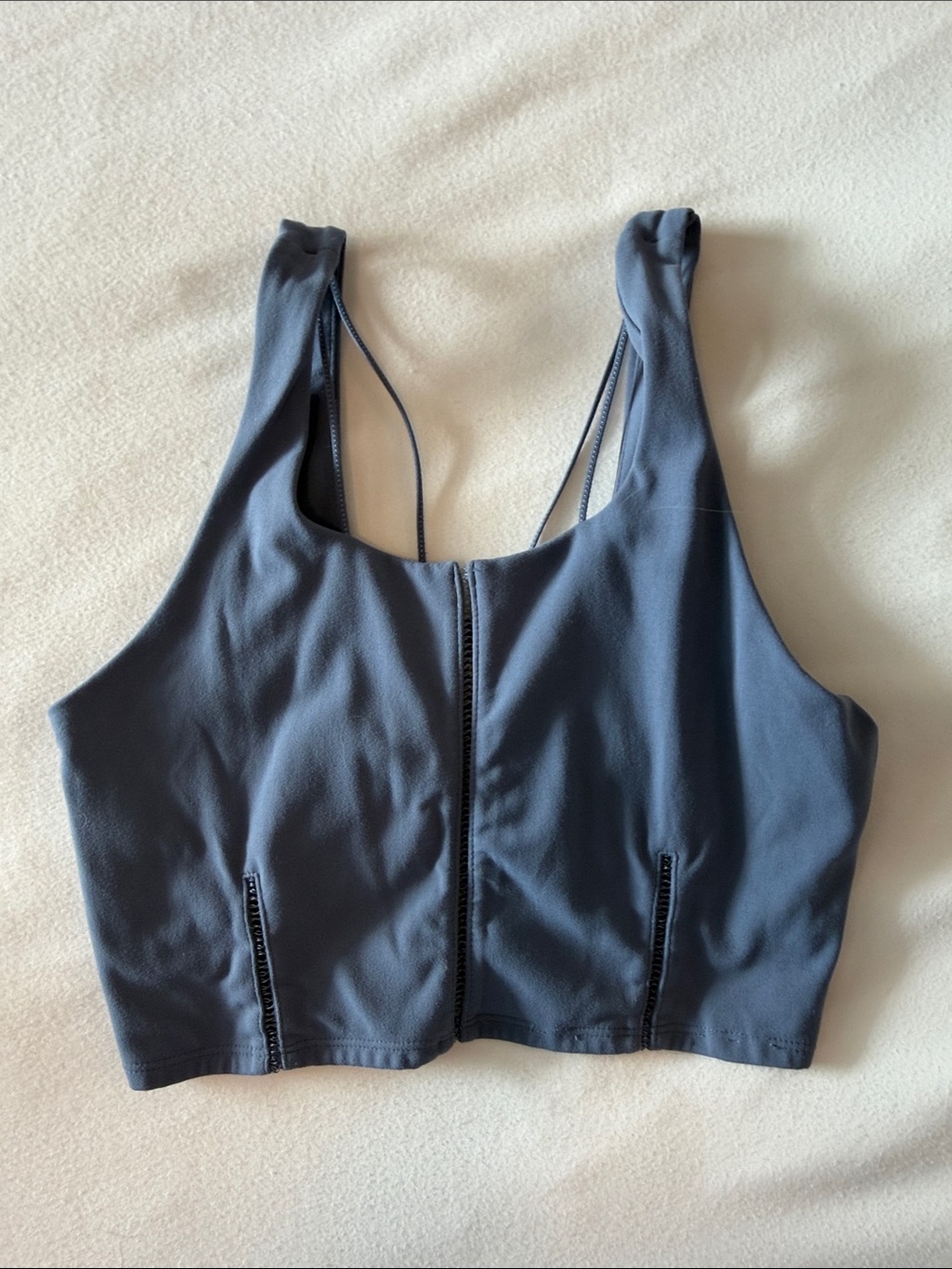 Nike Slate Blue Sports Croptop